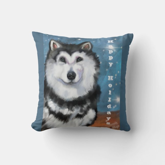 Alaskan Malamute         Cushion (Front)