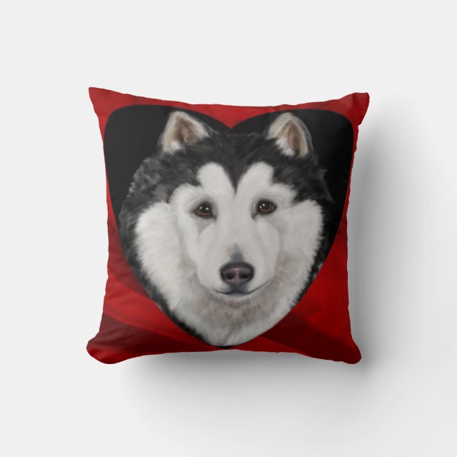 Alaskan Malamute Cushion (Front)