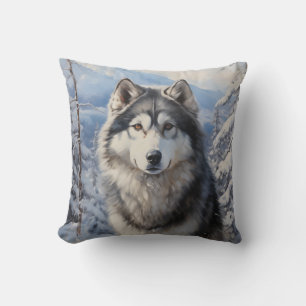 Alaskan Malamute Cushion
