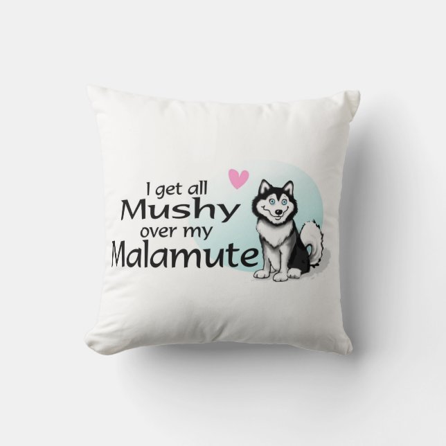 Alaskan Malamute Cushion (Front)