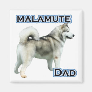 Alaskan Malamute Dad 4 - Magnet