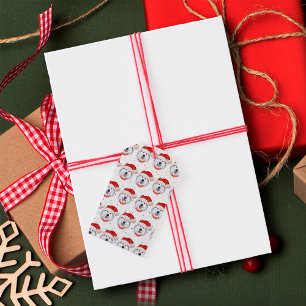 Alaskan Malamute Dog Breed Christmas Stars Gift Tags