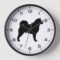Alaskan Malamute Dog Breed Silhouette