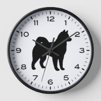 Alaskan Malamute Dog Breed Silhouette