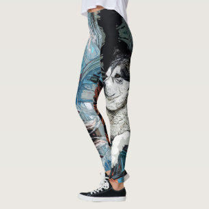 Alaskan Malamute Dog Leggings