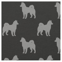Alaskan Malamute Dog Silhouettes Patterned