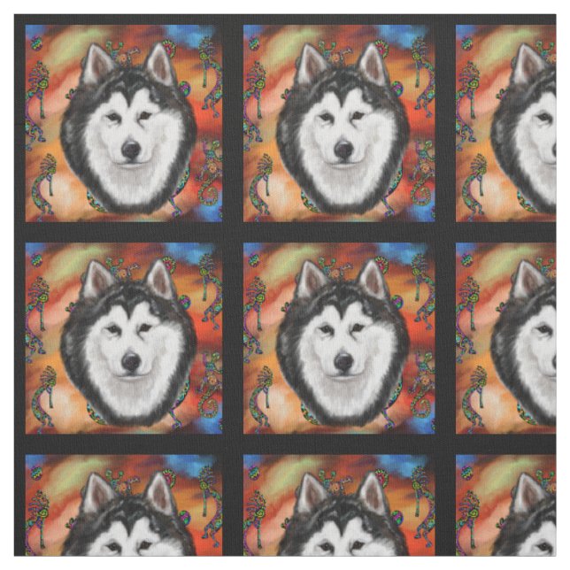 ALASKAN MALAMUTE FABRIC (Swatch)