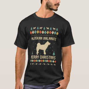 Alaskan Malamute Funny Ugly Sweater Vintage Retro 