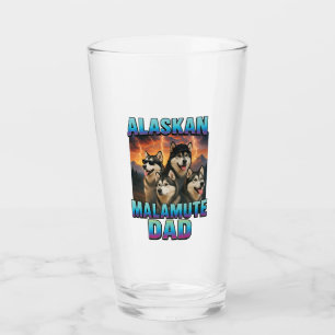 Alaskan Malamute Glass