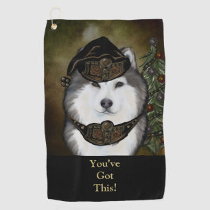 Alaskan Malamute  Golf Towel