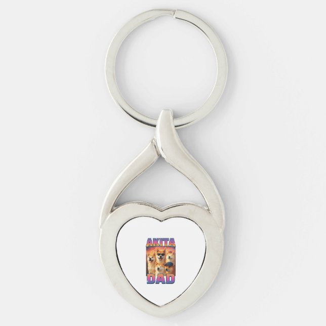 Alaskan Malamute Key Ring (Front)