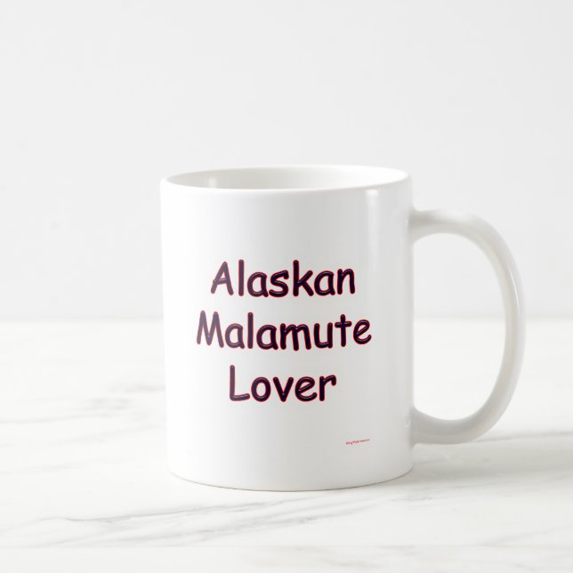 Alaskan Malamute Lover Coffee Mug (Right)
