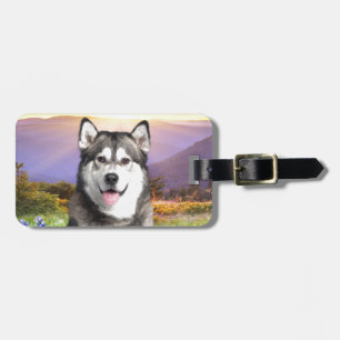 Alaskan Malamute Luggage Tag