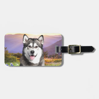 Alaskan Malamute Luggage Tag