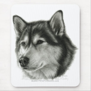 Alaskan Malamute Mouse Pad