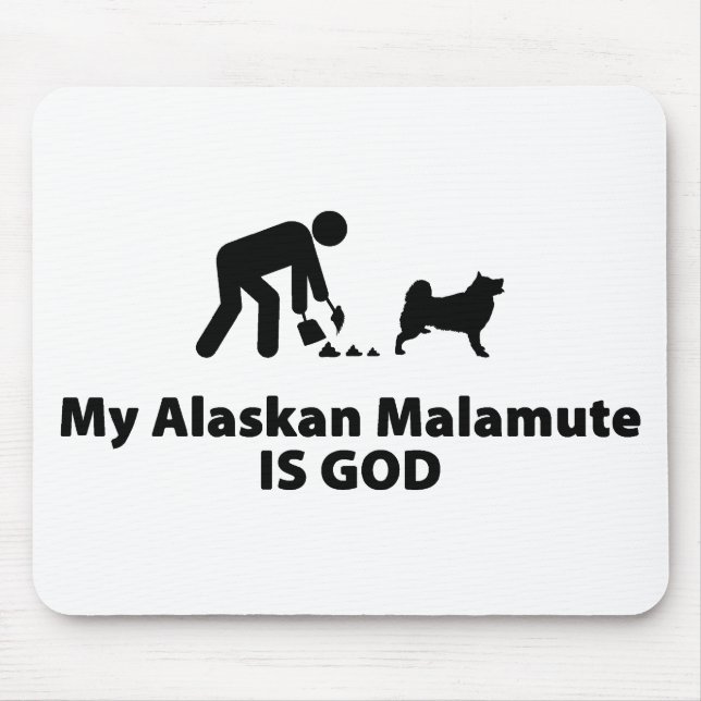 Alaskan Malamute Mouse Pad (Front)