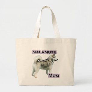 Alaskan Malamute Mum 4 Large Tote Bag