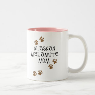 Alaskan Malamute Mum t-shirts & gifts Two-Tone Coffee Mug