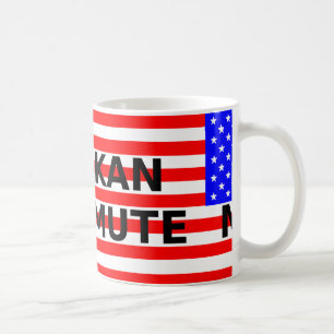 alaskan malamute name on flag coffee mug