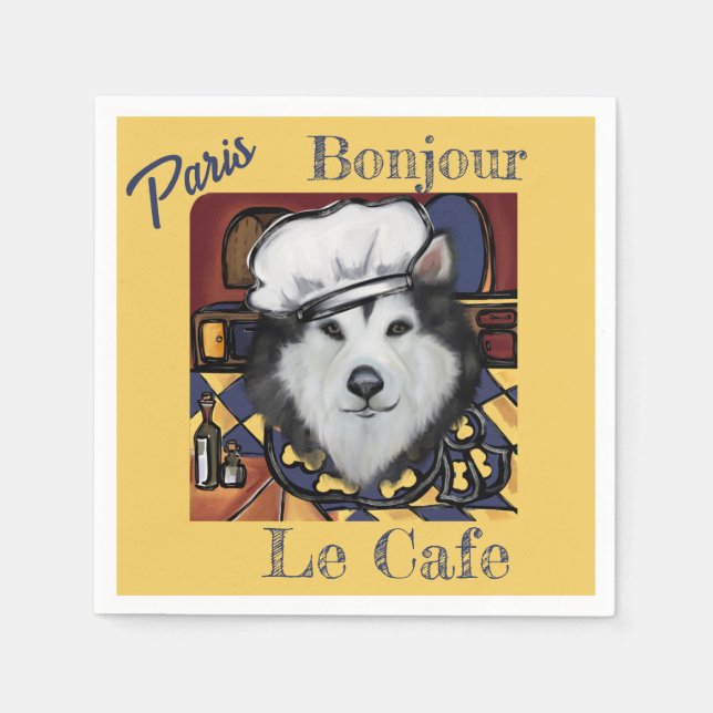 Alaskan Malamute      Napkin (Front)