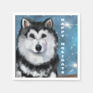 Alaskan Malamute                 Napkin