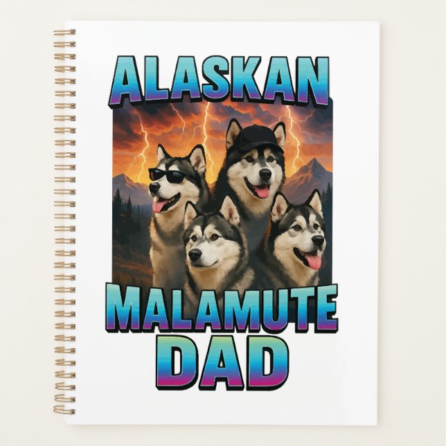 Alaskan Malamute Planner (Front)