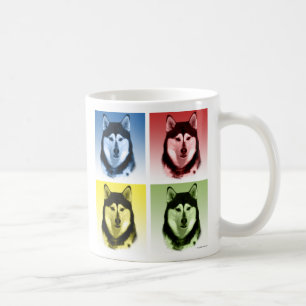 Alaskan Malamute Pop Coffee Mug