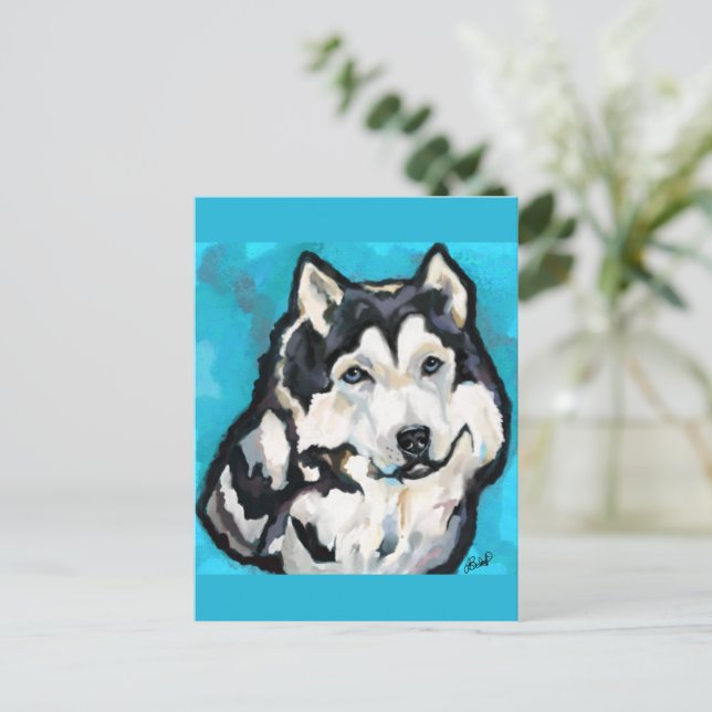 Alaskan Malamute        Postcard (Standing Front)