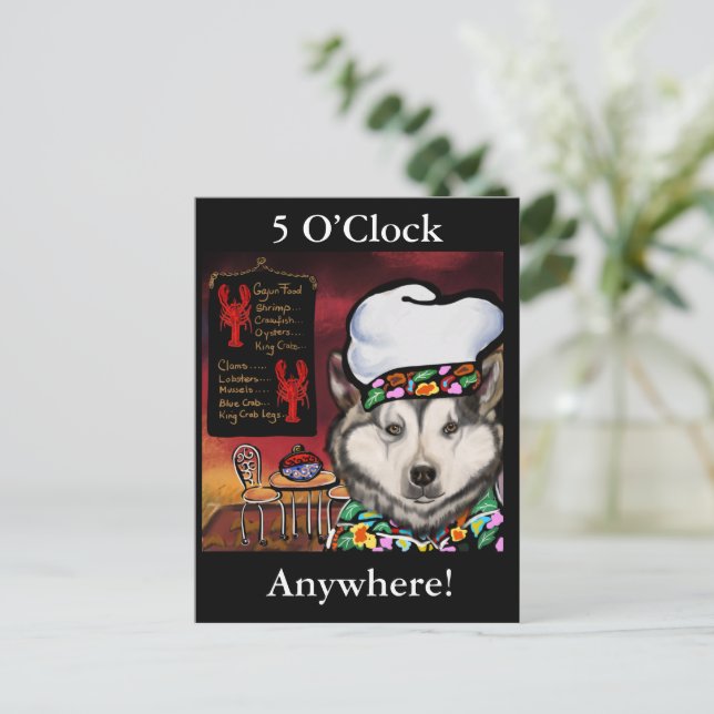 Alaskan Malamute               Postcard (Standing Front)