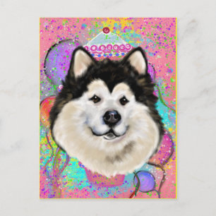 Alaskan Malamute Postcard