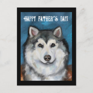 Alaskan Malamute Postcard