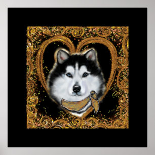 Alaskan Malamute            Poster