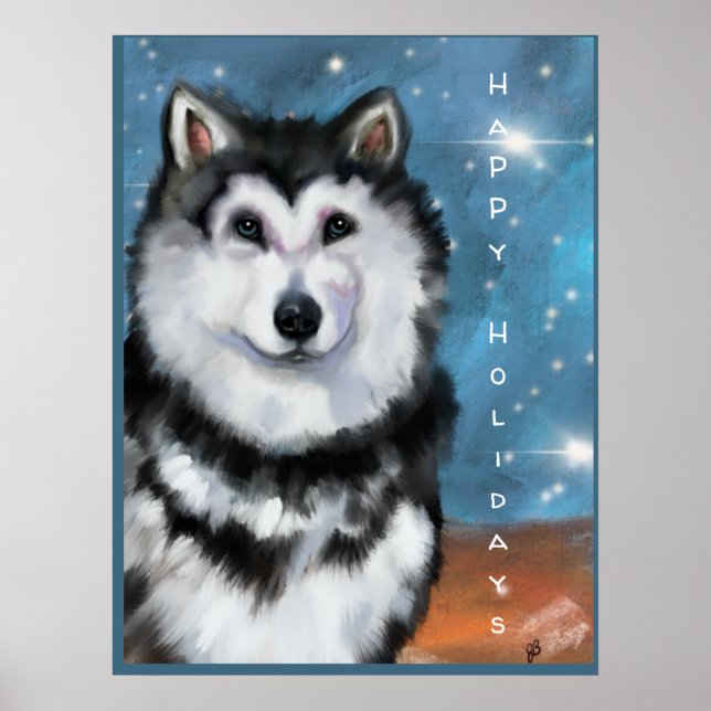 Alaskan Malamute      Poster (Front)