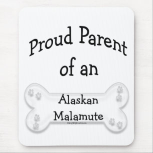 Alaskan Malamute Proud Parent Mouse Pad