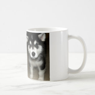 alaskan malamute puppy 3 coffee mug