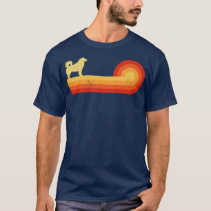 Alaskan Malamute Retro Vintage Sunset 60s 70s for T-Shirt
