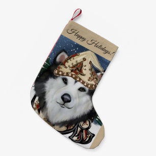 Alaskan Malamute Small Christmas Stocking
