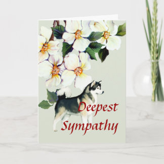 Alaskan Malamute Sympathy or Pet Loss Card