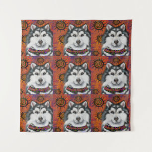 ALASKAN MALAMUTE TAPESTRY