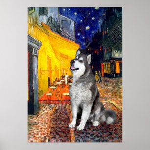 Alaskan Malamute -  Terrace Cafe Poster