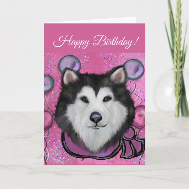 Alaskan Malamute       Thank You Card (Front)