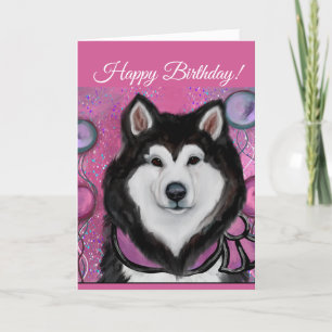 Alaskan Malamute       Thank You Card