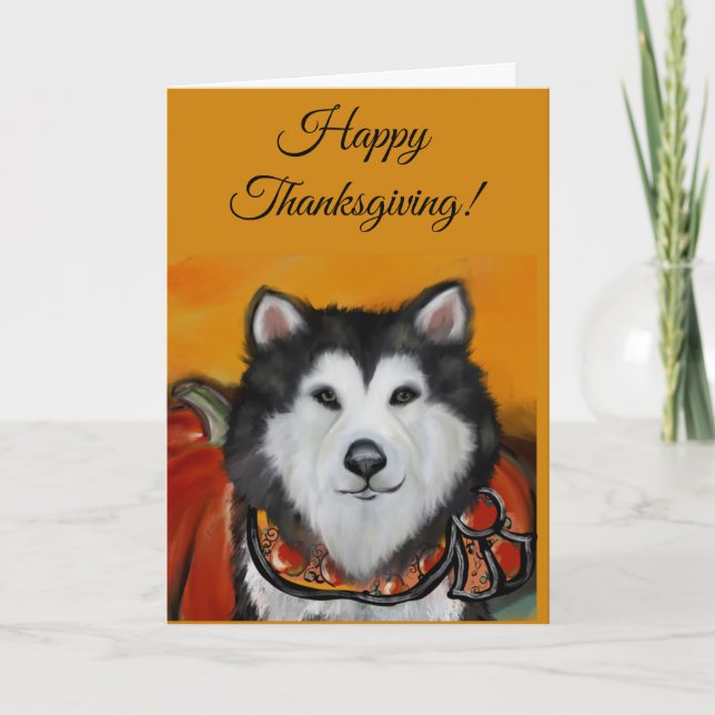 Alaskan Malamute              Thank You Card (Front)