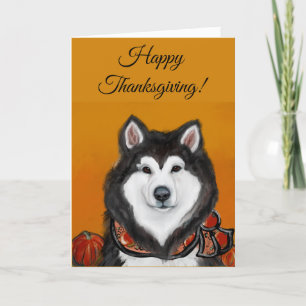 Alaskan Malamute              Thank You Card