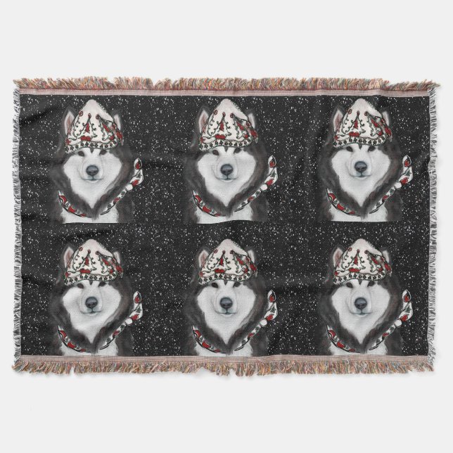 Alaskan Malamute                 Throw Blanket (Front)