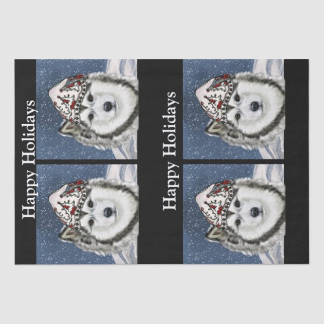 Alaskan Malamute  Tissue Paper (Front)