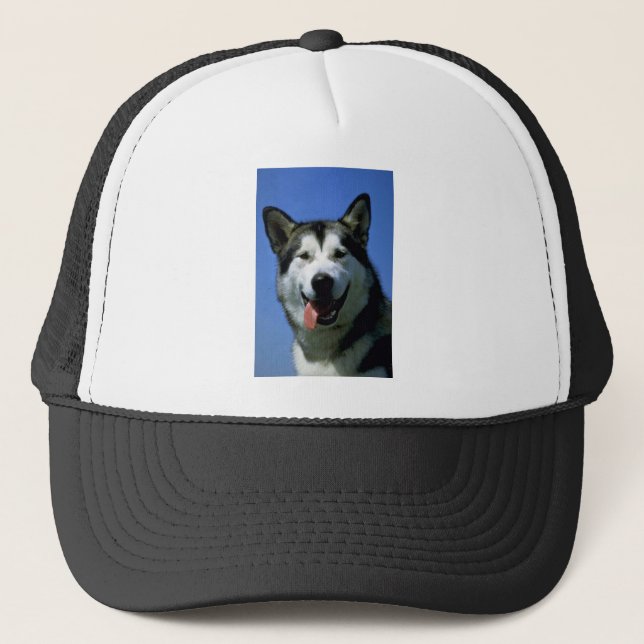 Alaskan Malamute Trucker Hat (Front)
