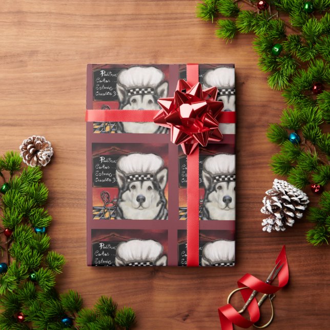 Alaskan Malamute       Wrapping Paper (Holiday Gift)
