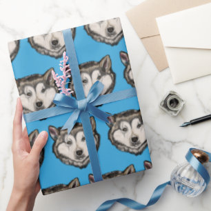 Alaskan Malamute Wrapping Paper