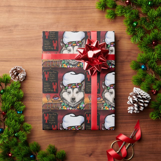 Alaskan Malamute               Wrapping Paper (Holiday Gift)
